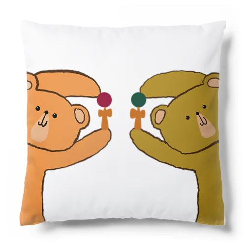 WA！ (2匹のくま ver.) Cushion