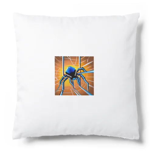 ドット絵　クモ　スパイダー　ピクセル画像 Cushion