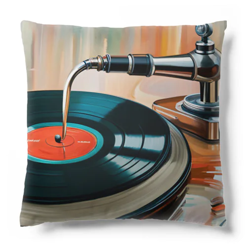 vintageなレコード Cushion