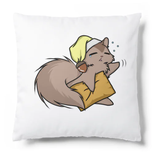 ねむリス-sleepy squirrel- Cushion