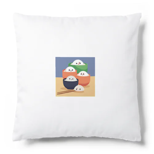 かわいいおにぎりのイラストのグッズ Cushion