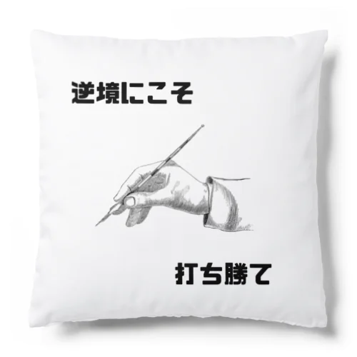 逆境にこそ打ち勝て Cushion