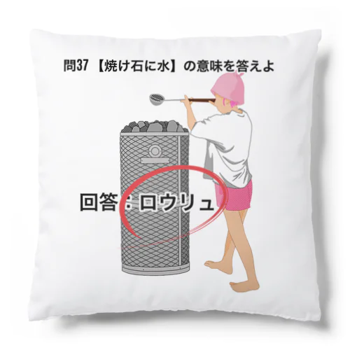 焼け石に水 Cushion