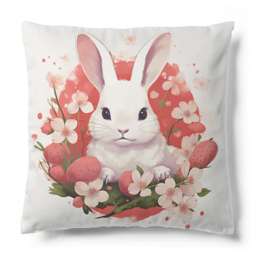 桜シリーズ～うさぎ Cushion