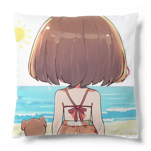 夏の日の海 Cushion