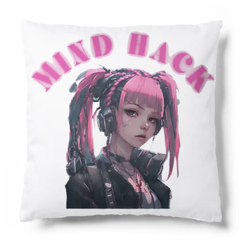 サイバーパンク少女　ツインテール Cushion