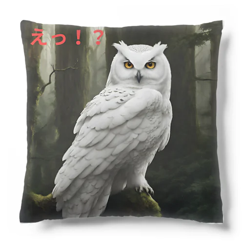 AI ふりかえり美フクロウ Cushion