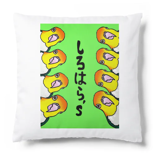 ひょっこり　シロハラシリーズ Cushion