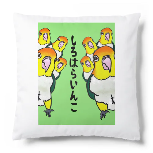 まるで花鳥園？！シロハラシリーズ Cushion