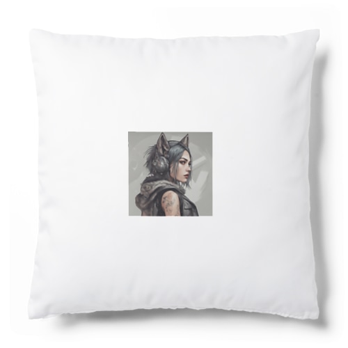 都会の狼少女 Cushion