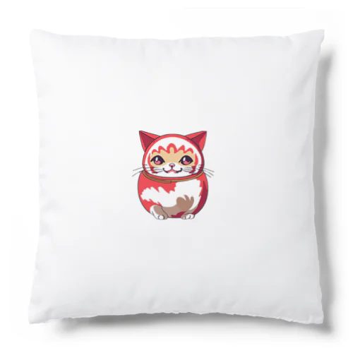 開運ダルマ猫ちゃん Cushion