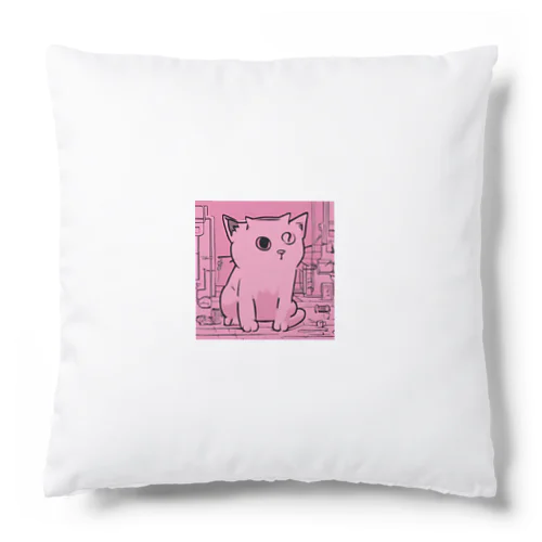 ピンクキャット Cushion