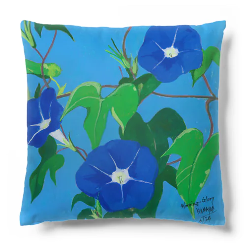 morning glory-朝顔- Cushion