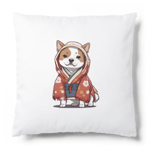 和装わんちゃん Cushion