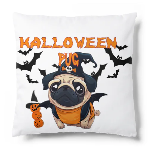 ハロウィン　パグ Cushion