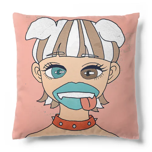 噛みつく犬 Cushion