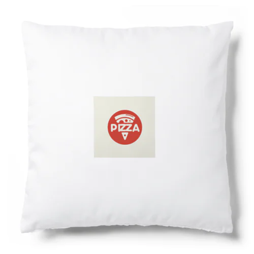 シンプルなPIZZAロゴ入りデザイン Cushion