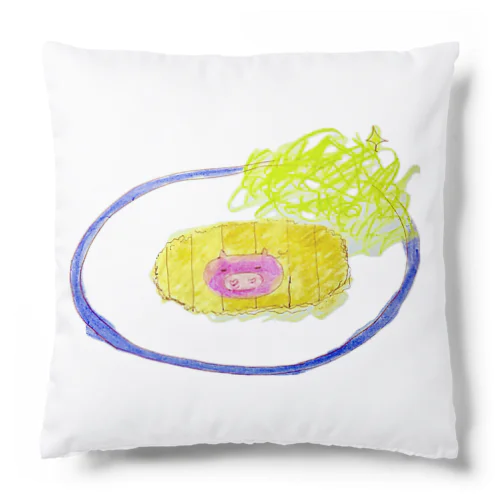 おいしいトンカツだよー！ Cushion