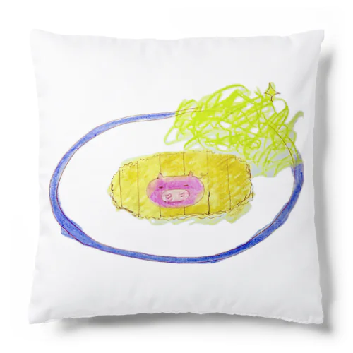 トンカツ祭り　クッション　 Cushion