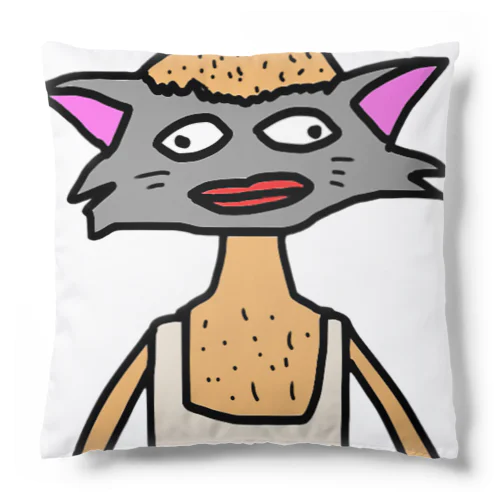 ハゲ猫 Cushion