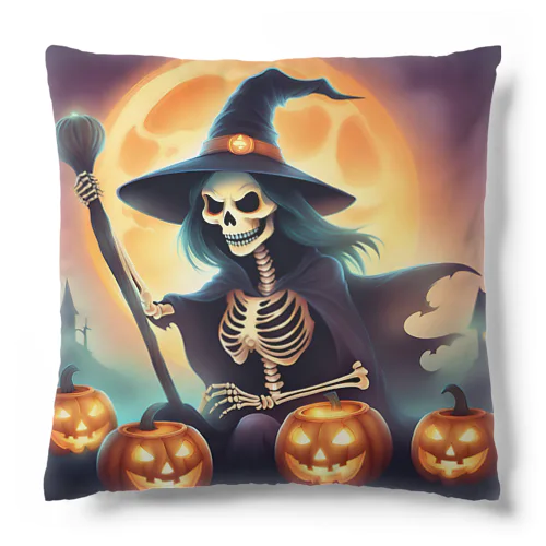 ハロウィンの魔女 Cushion