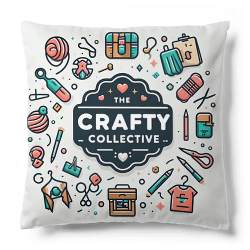 The Crafty Collective のロゴマーク Cushion