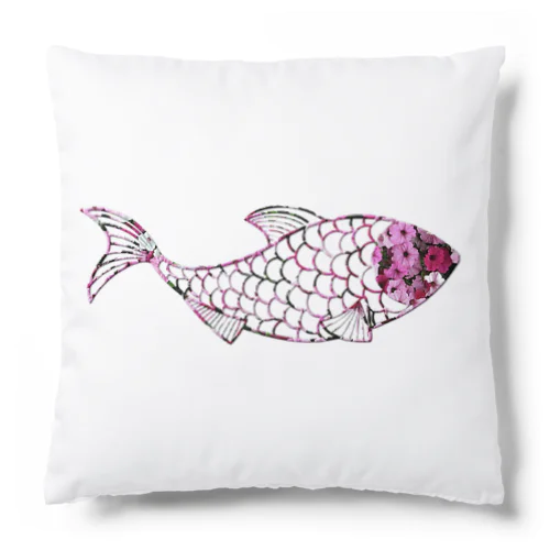 魚　rose Cushion