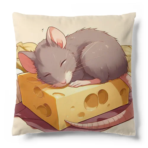 Happyマウスグレー Cushion