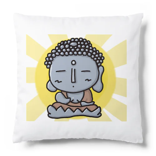 大仏の【るにょらくん】グッズ01施無畏印・与願印 Cushion