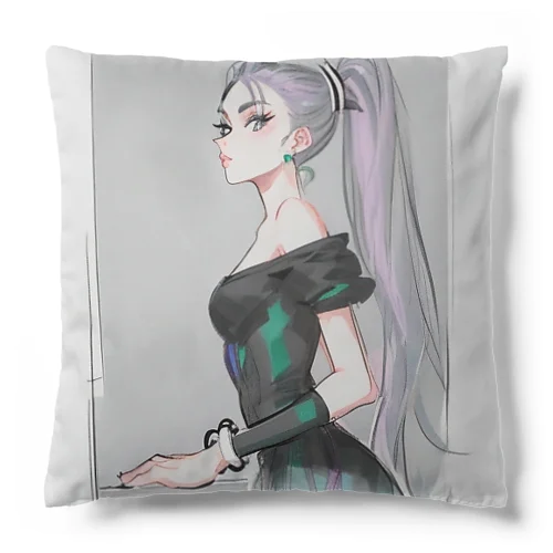 凛とした女性 Cushion