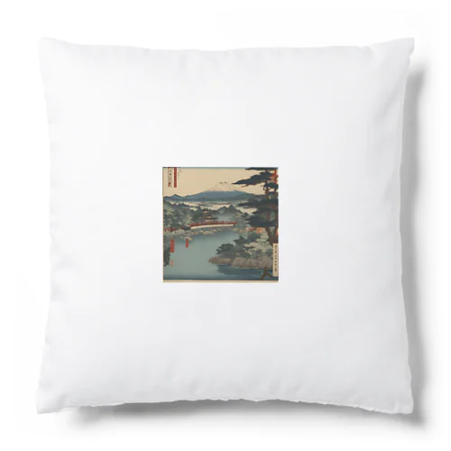 富士山の浮世絵風グッズ Cushion