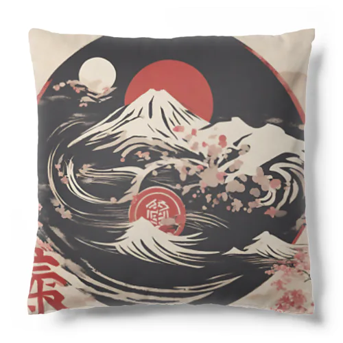 荒々しい風景 Cushion