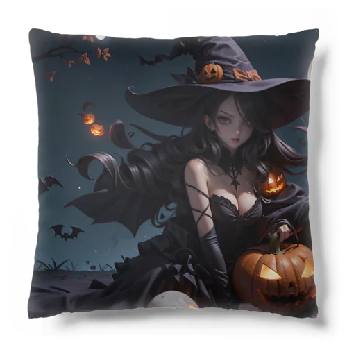 ハロウィン　魔女 Cushion