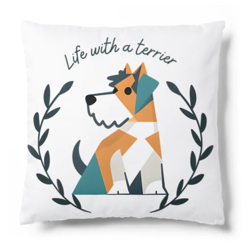 Life with a terrier Cushion