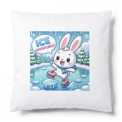 PONPONウサギ Cushion