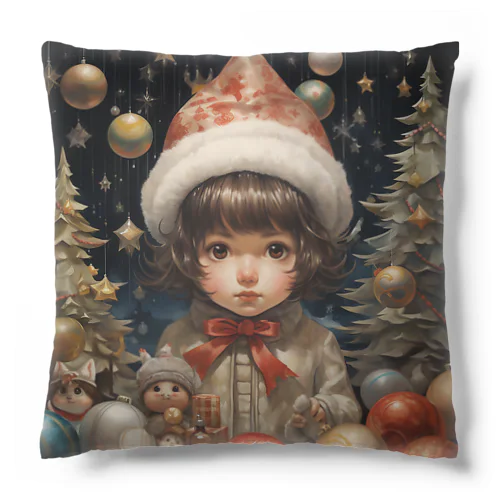 星降る夜のクリスマスイノセンス Cushion