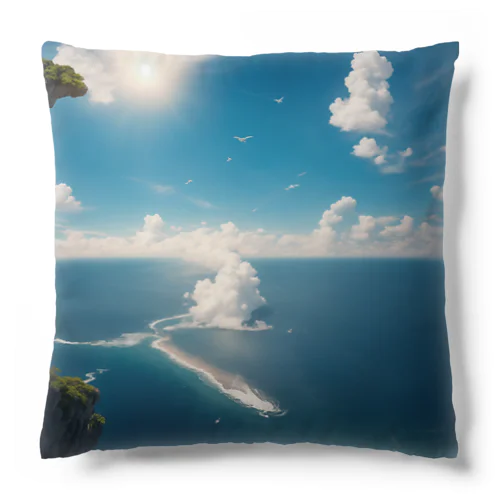 きれいな青空と海のグッズ Cushion