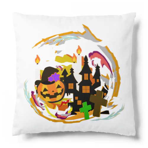 ハロウィン炎 Cushion