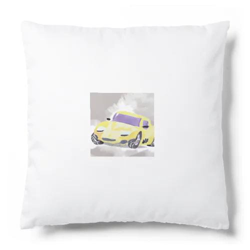 人気！水彩画風スポーツカー Cushion