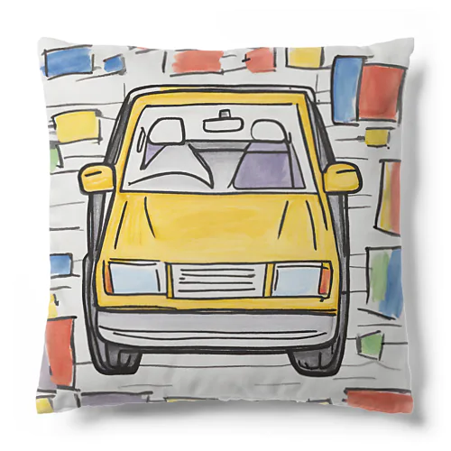 黄色い車が好き Cushion