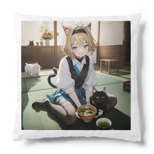 猫耳　みきな Cushion