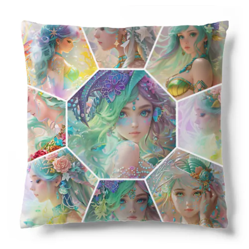 universal mermaid  REINAの心の旅 Cushion