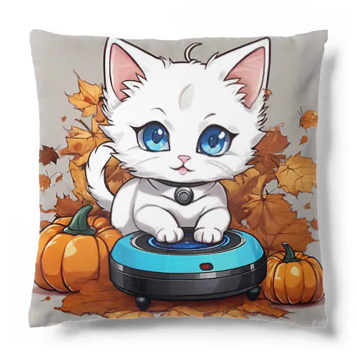 ハロウィンと白猫10 Cushion