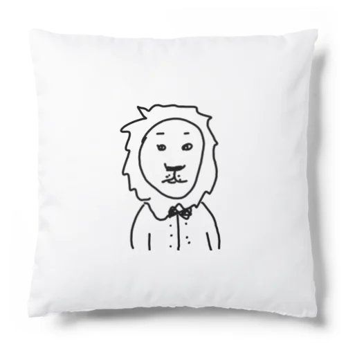 なんかはらたつ顔のライオン Cushion