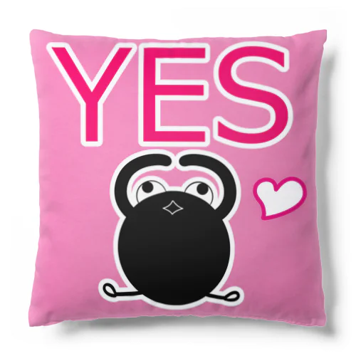 YES　NO　ぼたもちくん Cushion