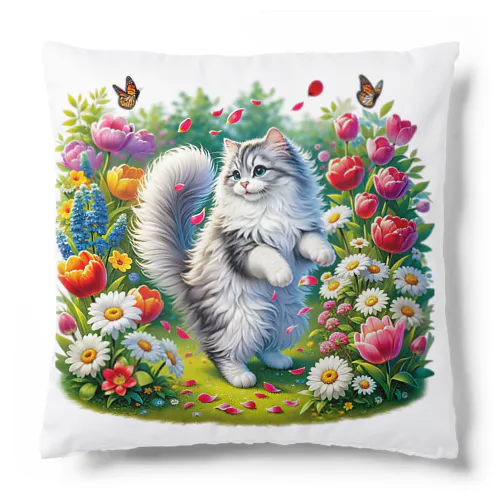 花園のプリンセスキャット Cushion