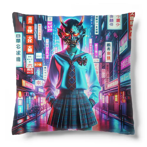 般若女子高生 Cushion