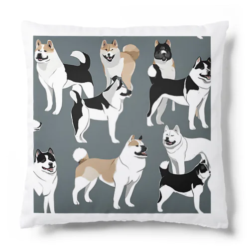 秋田犬２ Cushion