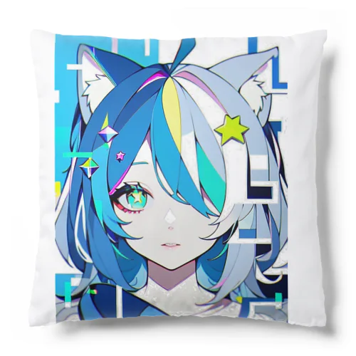 電脳少女　ネコ耳ガール Cushion