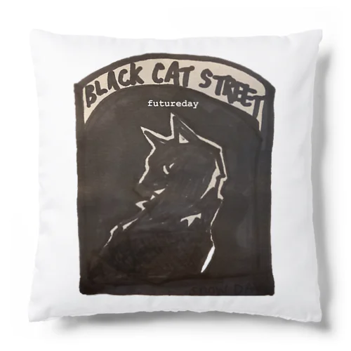 BLACK CAT STREET Cushion